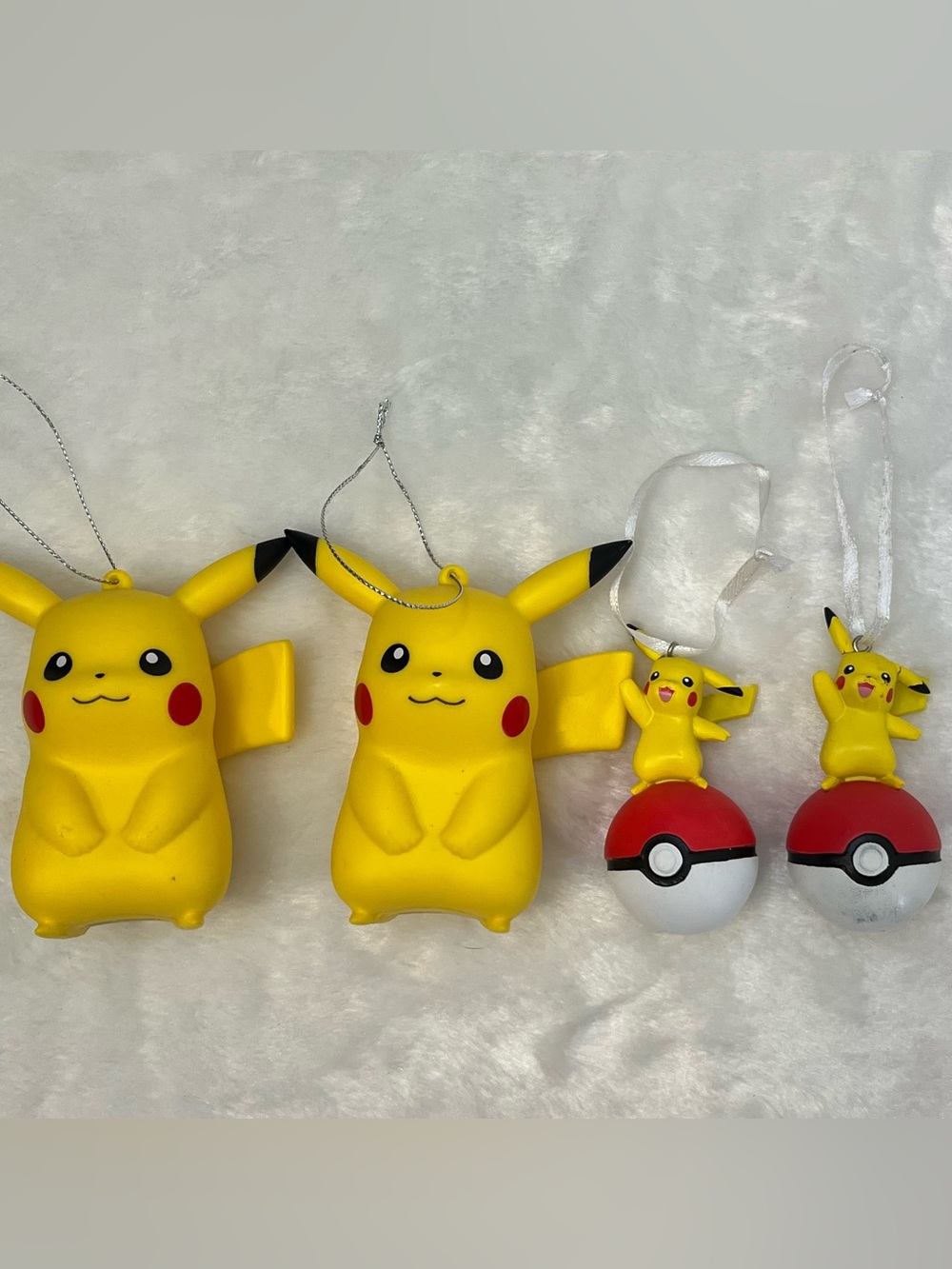 Hallmark Pokémon Pikachu Christmas Ornaments Lot